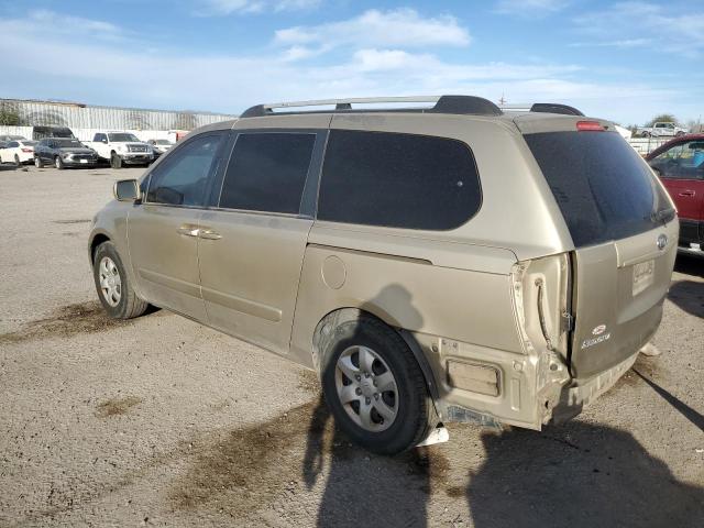 KIA SEDONA EX 2008 gold  gas KNDMB233086213259 photo #3