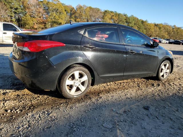 HYUNDAI ELANTRA GL 2013 black  gas KMHDH4AE2DU744110 photo #4