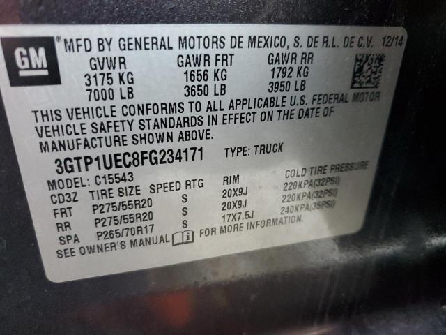 2015 GMC SIERRA C15 - 3GTP1UEC8FG234171