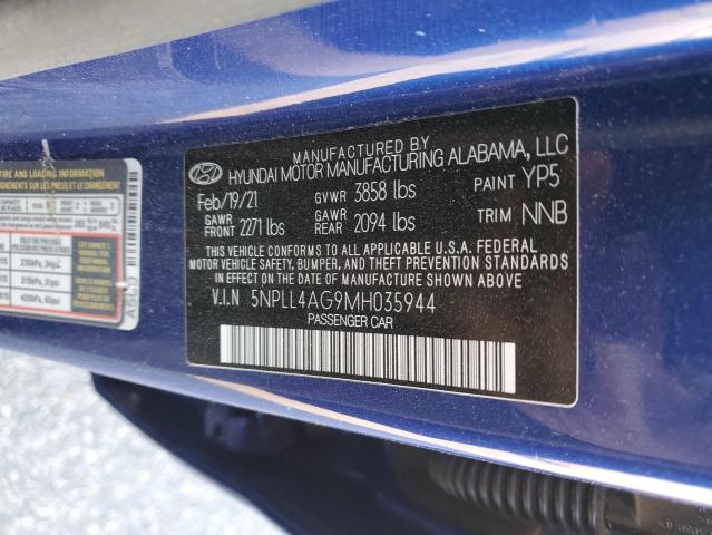 2021 HYUNDAI ELANTRA SE - 5NPLL4AG9MH035944