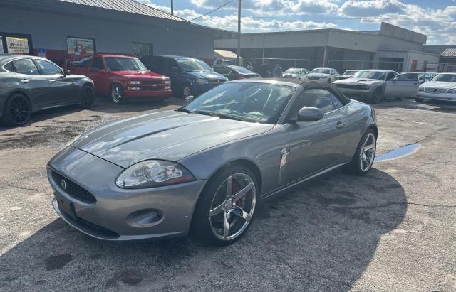 JAGUAR XK 2008 silver converti gas SAJWA44B185B24310 photo #3