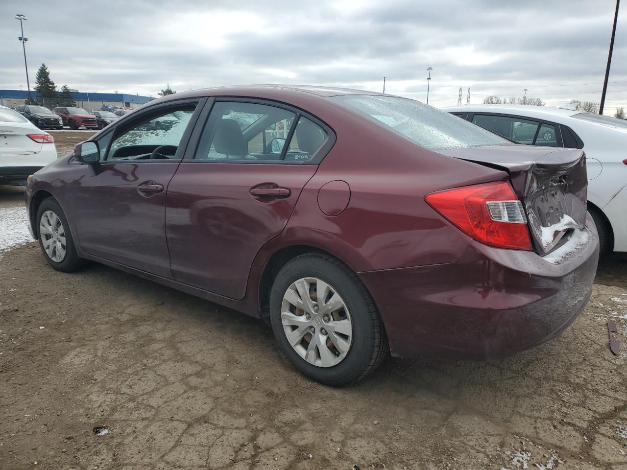 Lot #3033049997 2012 HONDA CIVIC LX