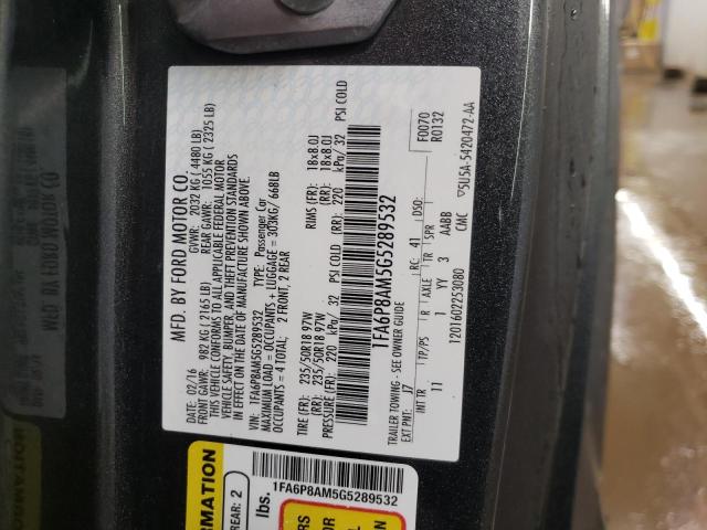 2016 FORD MUSTANG - 1FA6P8AM5G5289532
