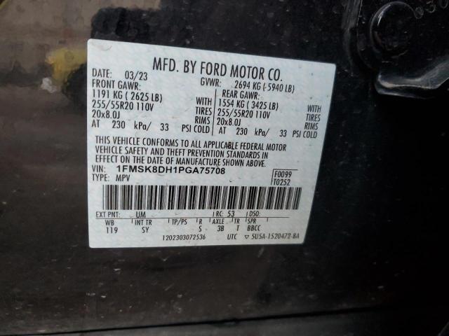 2023 FORD EXPLORER X - 1FMSK8DH1PGA75708