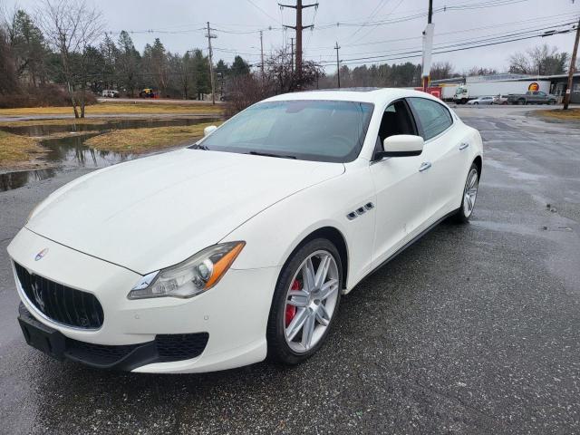 MASERATI QUATTROPOR 2014 white sedan 4d gas ZAM56RRA5E1106512 photo #3