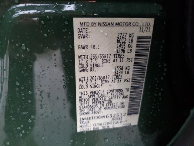 2022 NISSAN FRONTIER S - 1N6ED1EJ6NN632512