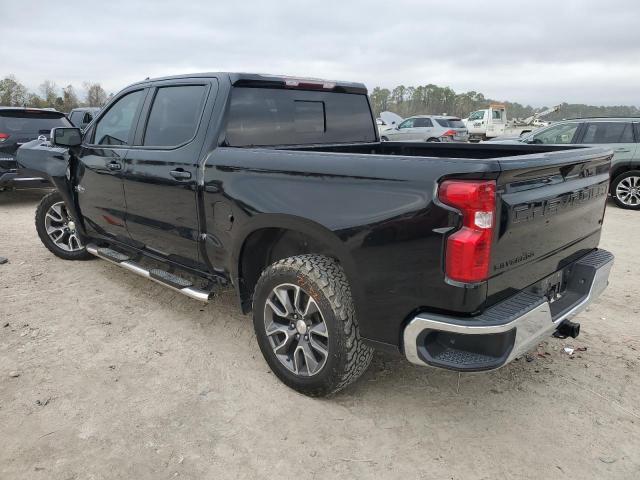 CHEVROLET SILVERADO 2021 black  gas 3GCPWCED2MG110382 photo #3