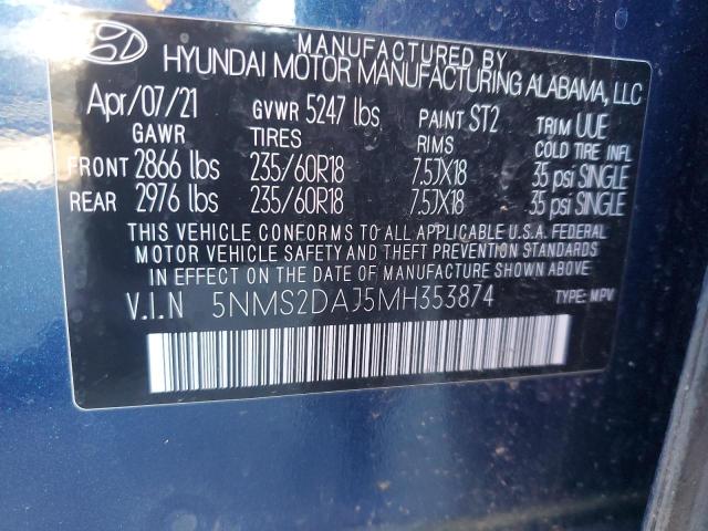 2021 HYUNDAI SANTA FE S - 5NMS2DAJ5MH353874