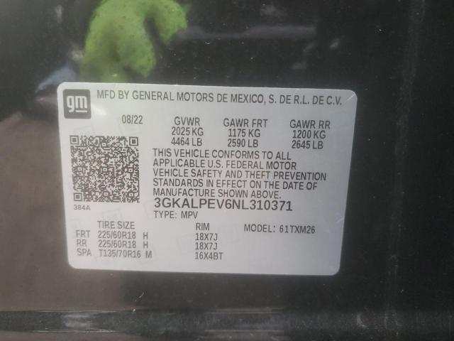 2022 GMC TERRAIN SL - 3GKALPEV6NL310371