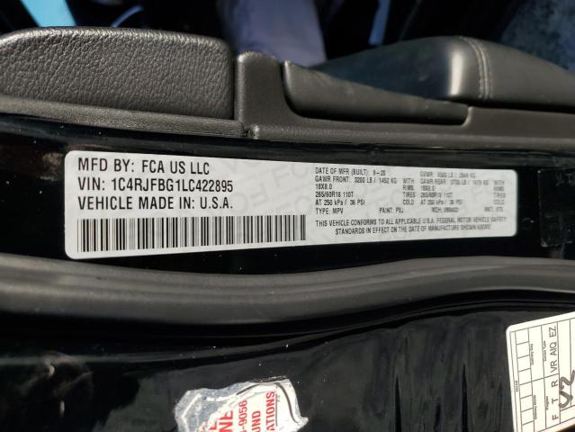 2020 JEEP GRAND CHER - 1C4RJFBG1LC422895