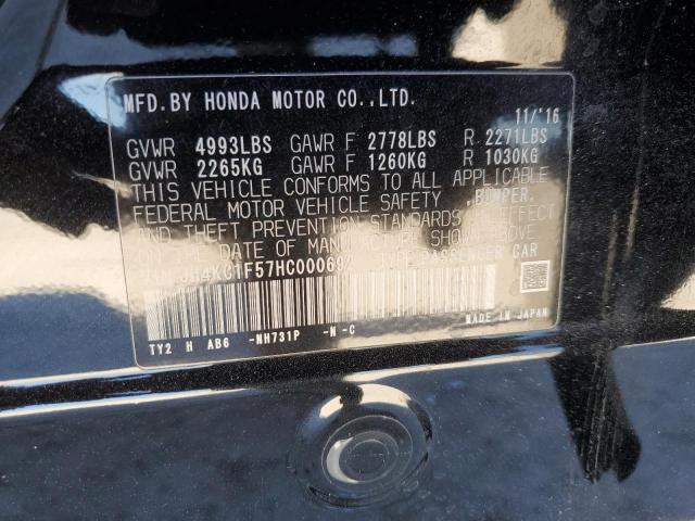 2017 ACURA RLX TECH JH4KC1F57HC000692