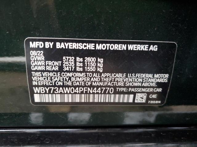 2023 BMW I4 EDRIVE - WBY73AW04PFN44770