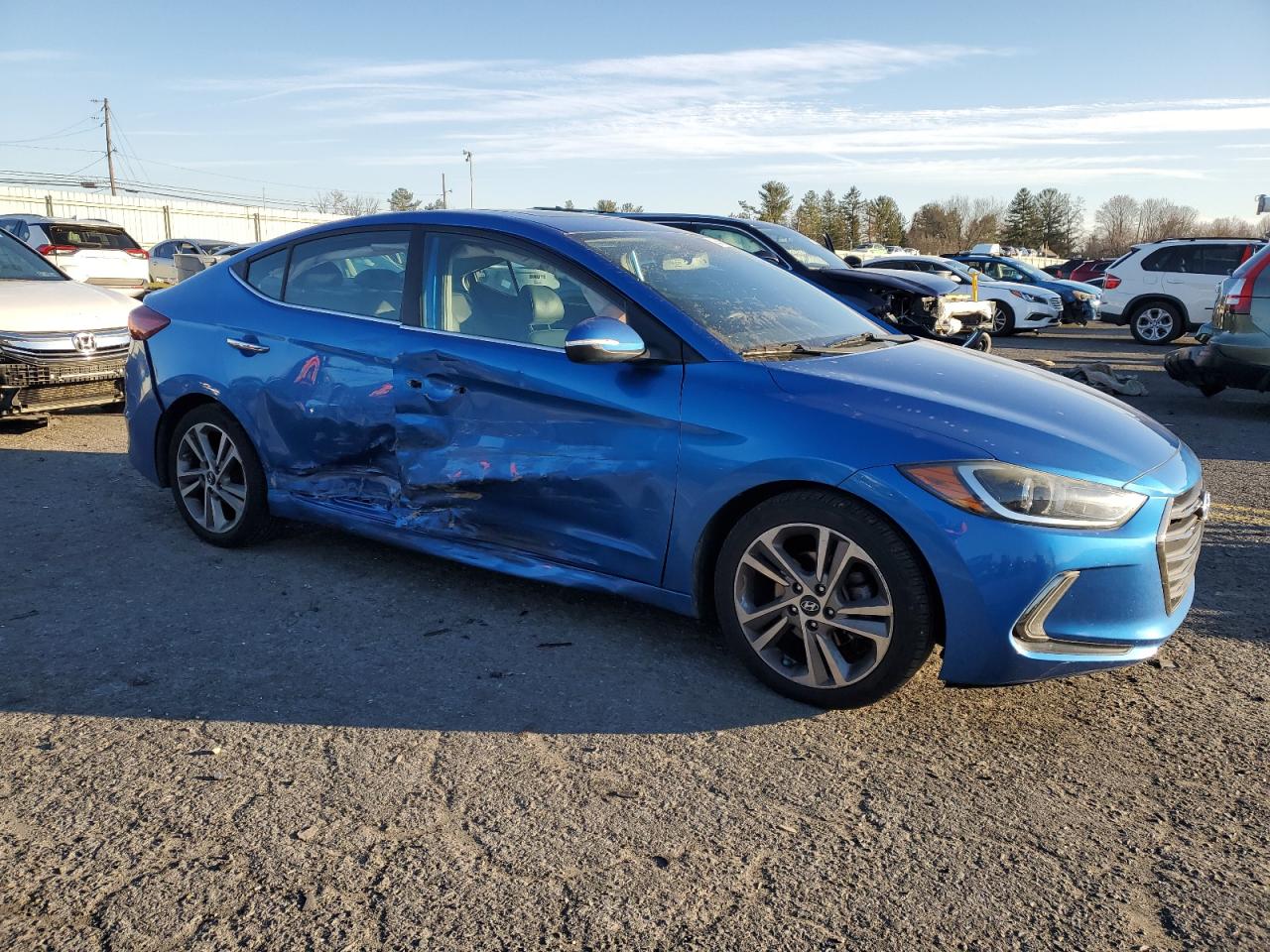 Lot #3034281206 2017 HYUNDAI ELANTRA SE