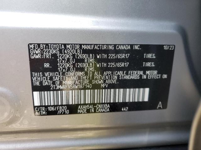 2024 TOYOTA RAV4 LE - 2T3MWRFV5RW187140