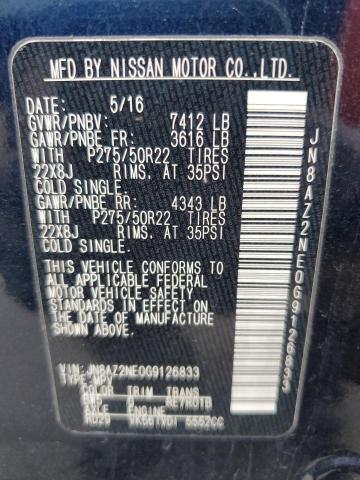 2016 INFINITI QX80 - JN8AZ2NE0G9126833