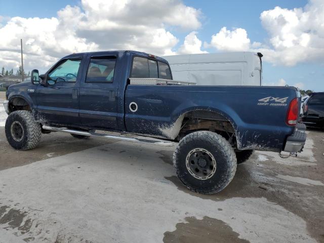 FORD F350 SRW S 2002 blue crew pic gas 1FTSW31S12EC95592 photo #3