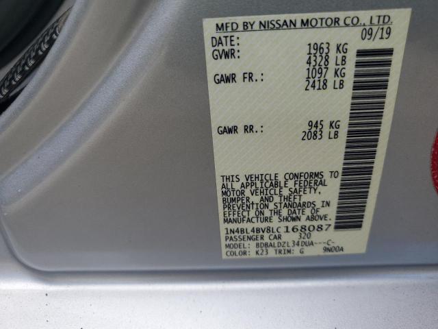 VIN 1N4BL4BV8LC168087 2020 NISSAN ALTIMA no.13