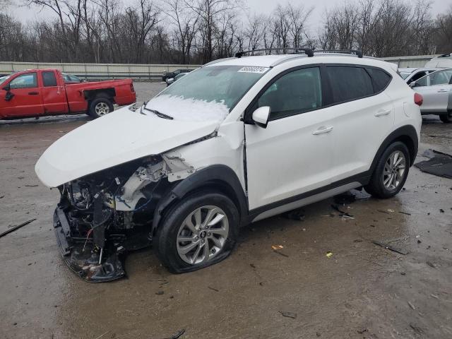 HYUNDAI TUCSON SEL 2018 white  gas KM8J3CA49JU684535 photo #1