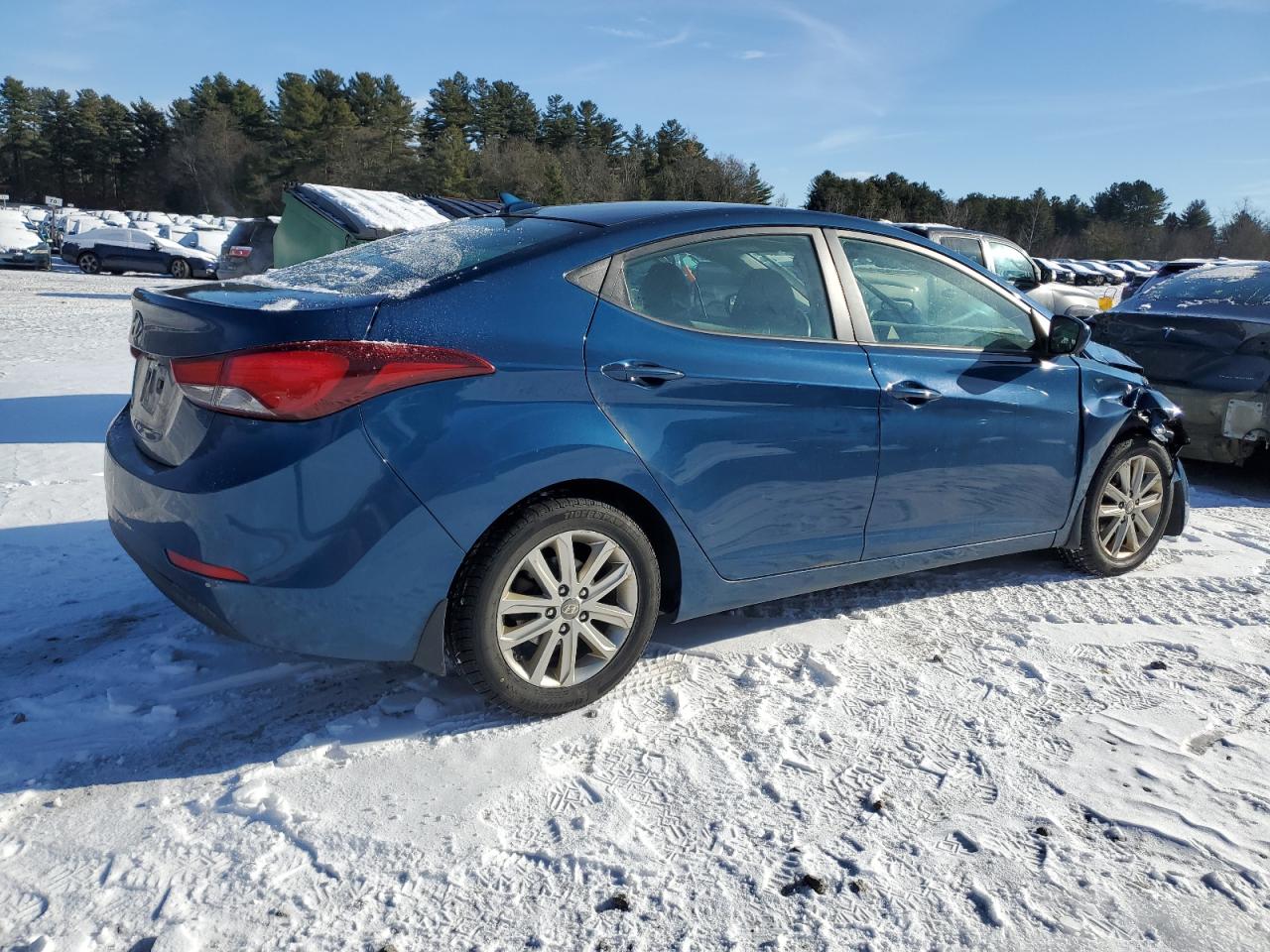 Lot #3034282177 2014 HYUNDAI ELANTRA SE