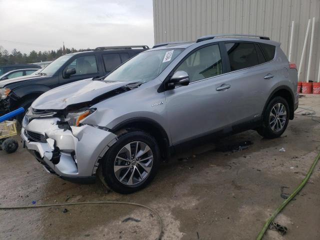 TOYOTA RAV4 HV LE 2018 silver  hybrid engine JTMRJREV0JD194715 photo #1