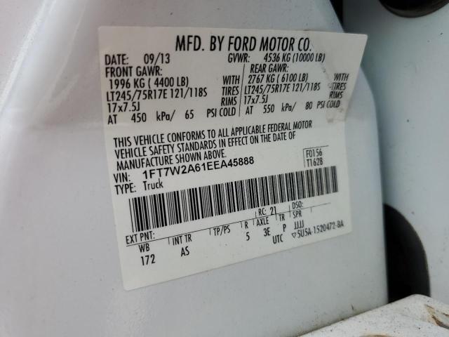 VIN 1FT7W2A61EEA45888 2014 FORD F250 no.12