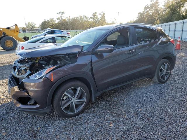 HONDA HR-V EXL 2022 brown  gas 3CZRU5H7XNM703100 photo #1