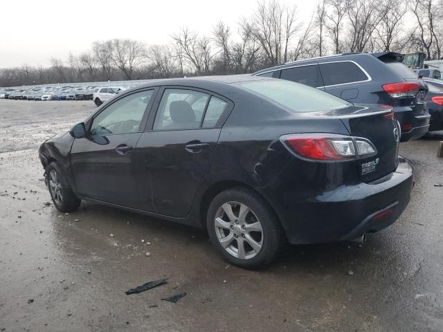 MAZDA 3 I 2011 black  gas JM1BL1VG6B1470171 photo #3