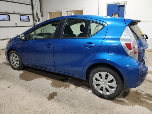 TOYOTA PRIUS C 2013 blue hatchbac hybrid engine JTDKDTB34D1551991 photo #3