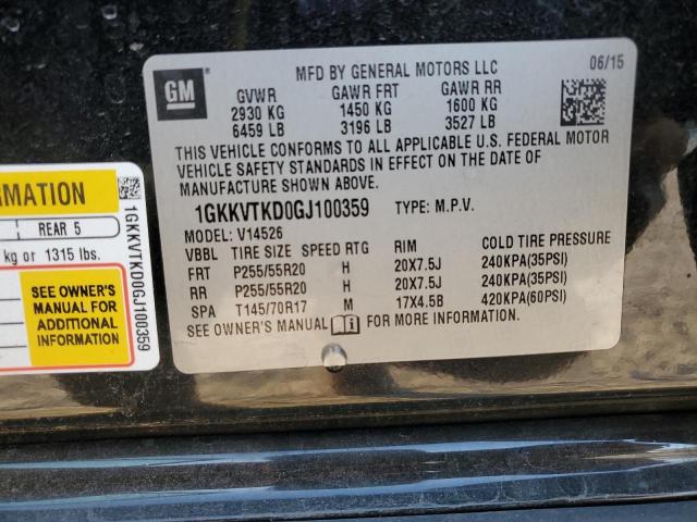 2016 GMC ACADIA DEN - 1GKKVTKD0GJ100359