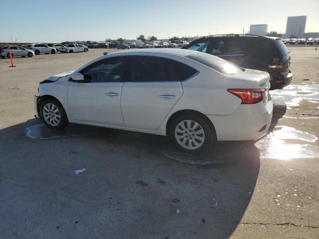 NISSAN SENTRA S 2019 white  gas 3N1AB7AP9KY324787 photo #3