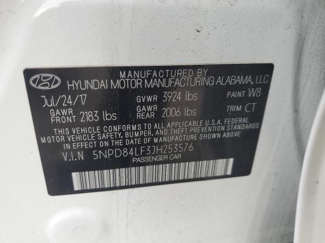 VIN 5NPD84LF3JH253576 2018 HYUNDAI ELANTRA no.12