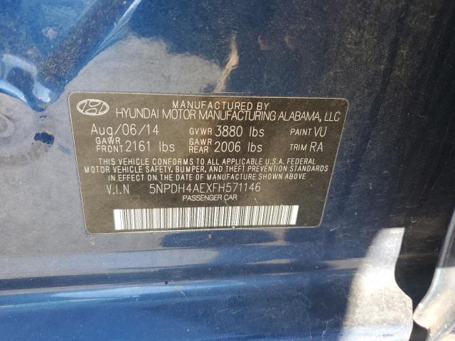 2015 HYUNDAI ELANTRA SE - 5NPDH4AEXFH571146