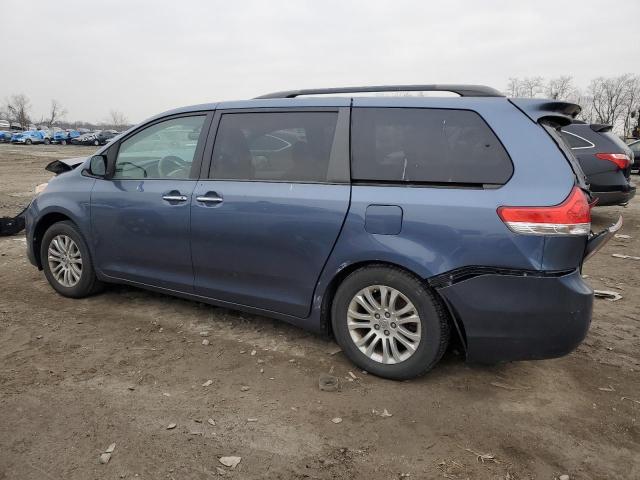 TOYOTA SIENNA XLE 2014 blue  gas 5TDYK3DC4ES521570 photo #3