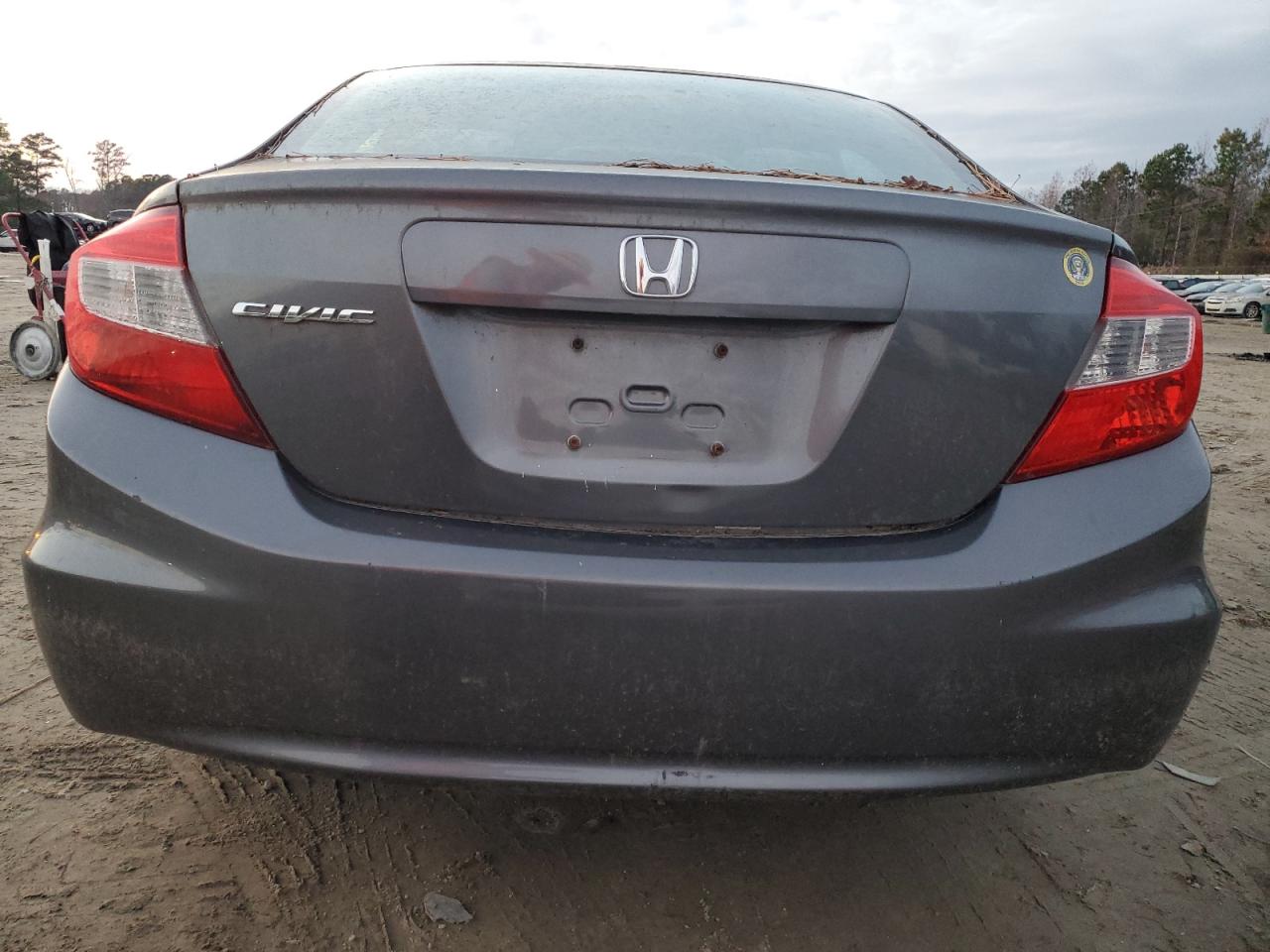 Lot #3034202837 2012 HONDA CIVIC LX