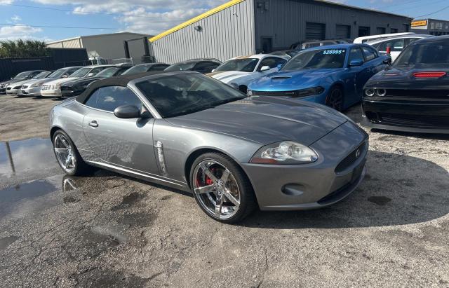 JAGUAR XK 2008 silver converti gas SAJWA44B185B24310 photo #1