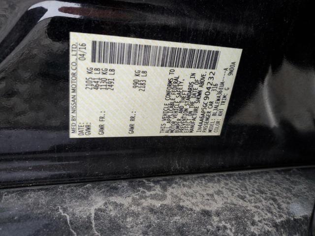 2016 NISSAN MAXIMA 3.5 - 1N4AA6AP5GC904232