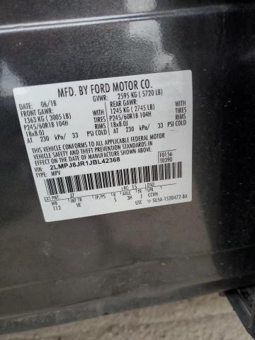 2018 LINCOLN MKX PREMIE 2LMPJ8JR1JBL42368