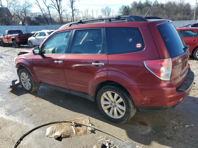 SUBARU FORESTER L 2011 red  gas JF2SHBEC9BH733069 photo #3