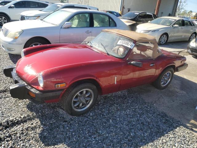 TRIUMPH CAR SPITFIRE 1980 red   TFVDW2AT001603 photo #1