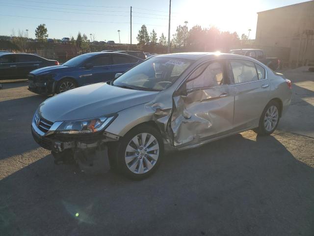 HONDA ACCORD EXL 2015 gold  gas 1HGCR2F86FA006935 photo #1