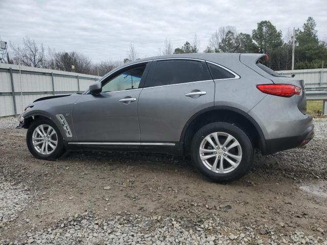 INFINITI QX70 2017 gray  gas JN8CS1MU9HM141006 photo #3