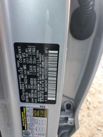 2019 HYUNDAI SANTA FE X - KM8SNDHF7KU302290