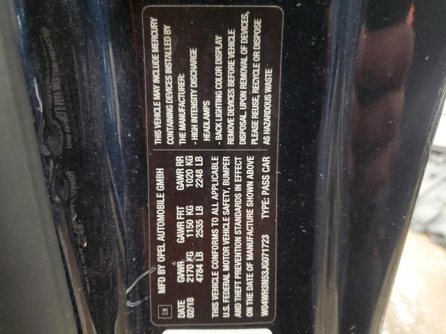 2018 BUICK CASCADA PR W04WH3N53JG071723