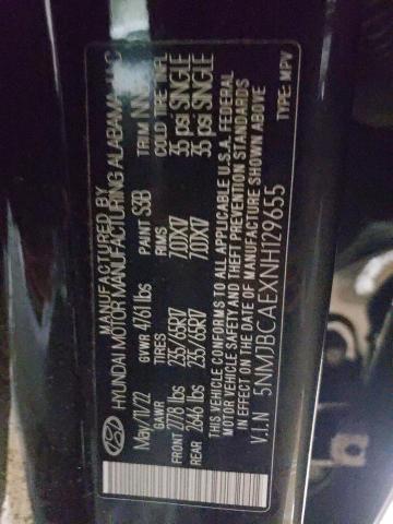 2022 HYUNDAI TUCSON SEL - 5NMJBCAEXNH129655