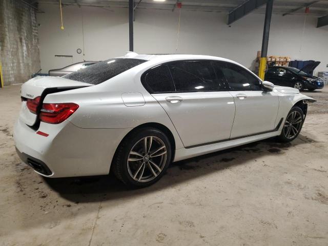 BMW 740 XI 2019 white  gas WBA7E4C54KGV70492 photo #4