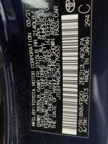 2021 TOYOTA COROLLA LE - JTDEPMAE2MJ179533