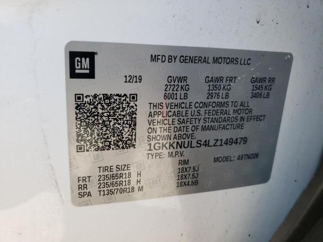 2020 GMC ACADIA SLT - 1GKKNULS4LZ149479