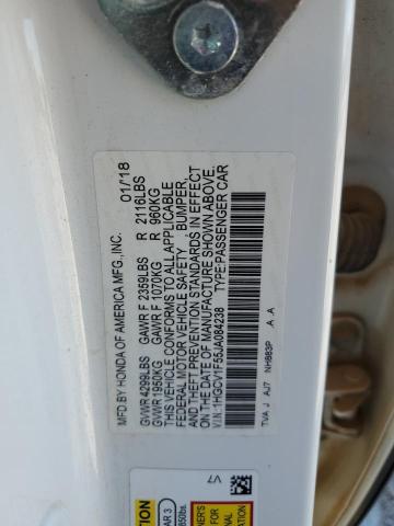 2018 HONDA ACCORD EXL - 1HGCV1F55JA084238