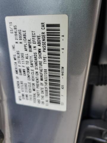 2015 ACURA TLX ADVANC 19UUB3F74FA007099