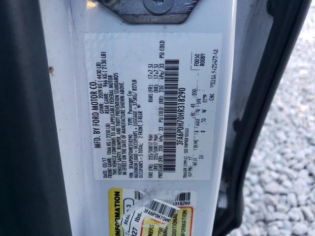 2017 FORD FUSION SE - 3FA6P0H70HR318290